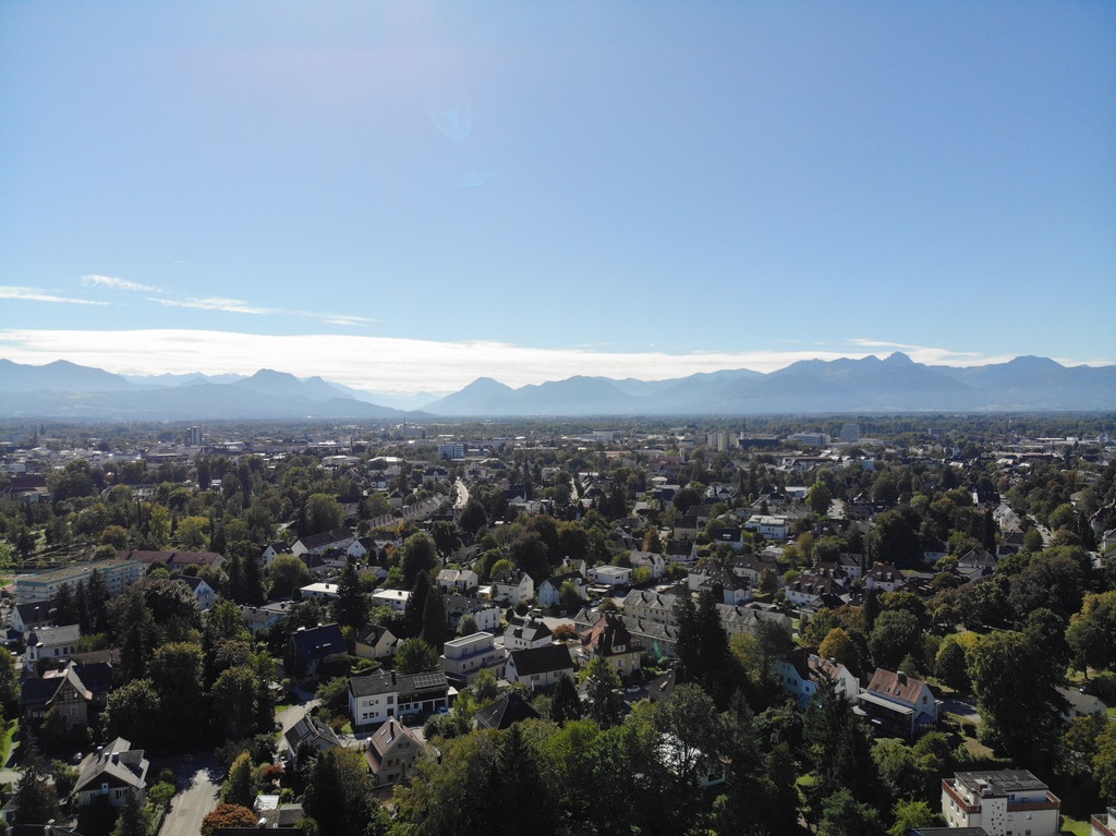 Blick über Rosenheim